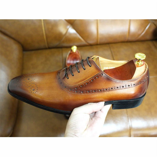 Zapatos de Cuero Genuino para Hombre - Estilo Ejecutivo Clásico - Image 13