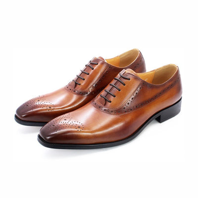 Zapatos de Cuero Genuino para Hombre - Estilo Ejecutivo Clásico - Image 15