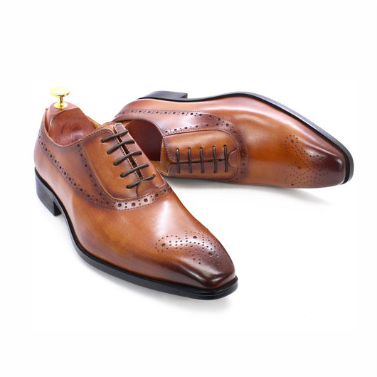 Zapatos de Cuero Genuino para Hombre - Estilo Ejecutivo Clásico - Image 17