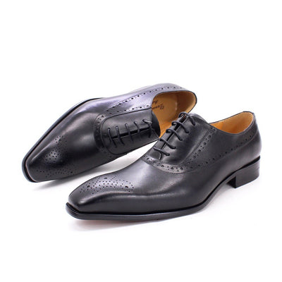 Zapatos de Cuero Genuino para Hombre - Estilo Ejecutivo Clásico - Image 21