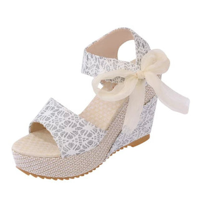 Sandalias Cuña Sexy con Red Abierta - Calzado de Moda Primavera Verano 2021 - Image 15