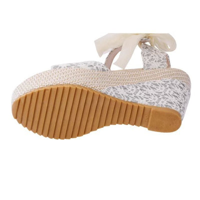 Sandalias Cuña Sexy con Red Abierta - Calzado de Moda Primavera Verano 2021 - Image 17