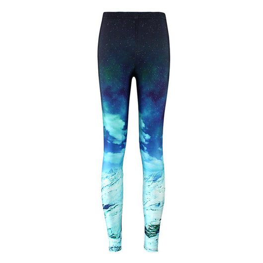Leggings Deportivos Térmicos con Estampa Hielo y Nieve - Image 3