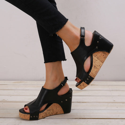 Sandalias Romanas para Mujer con Plataforma Gruesa y Tacón Cuña - Image 8