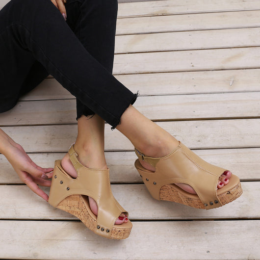 Sandalias Romanas para Mujer con Plataforma Gruesa y Tacón Cuña - Image 9