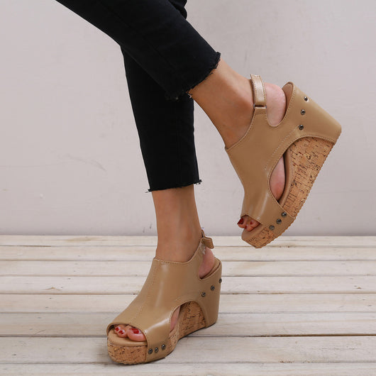 Sandalias Romanas para Mujer con Plataforma Gruesa y Tacón Cuña - Image 10