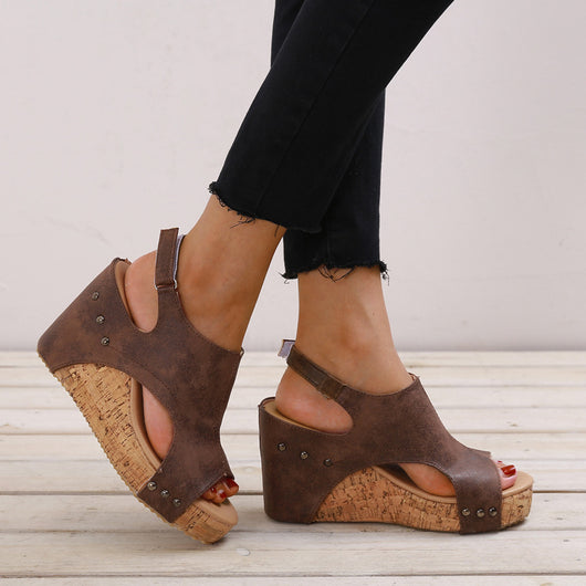Sandalias Romanas para Mujer con Plataforma Gruesa y Tacón Cuña - Image 11