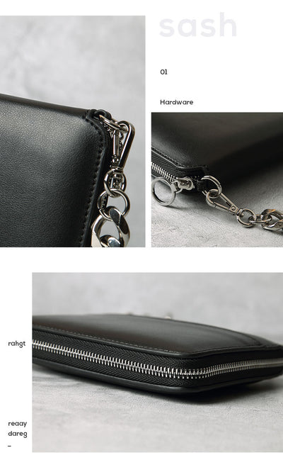 Bolso Crossbody Cuadrado Transparente con Cadena Acrílica para Mujer - Image 7