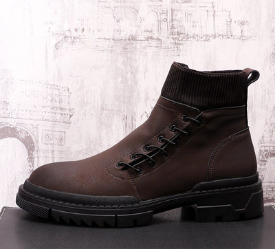 Botas Altas de Trabajo Estilo Británico para Hombre - Image 13