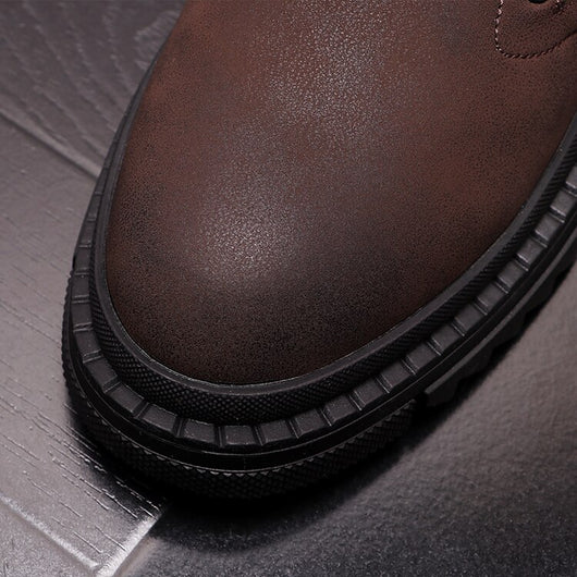Botas Altas de Trabajo Estilo Británico para Hombre - Image 14