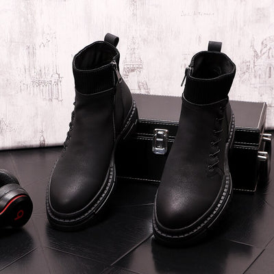 Botas Altas de Trabajo Estilo Británico para Hombre - Image 19