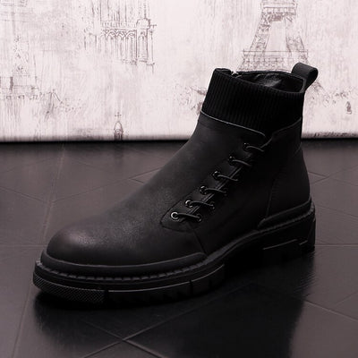 Botas Altas de Trabajo Estilo Británico para Hombre - Image 21