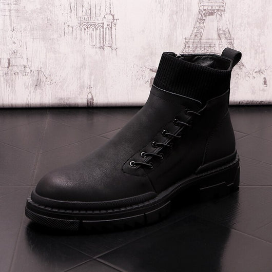 Botas Altas de Trabajo Estilo Británico para Hombre - Image 21