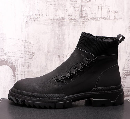 Botas Altas de Trabajo Estilo Británico para Hombre - Image 22
