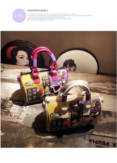 Bolso Boston de Cuero PU para Mujer - Diseño Creativo y Versátil - Image 8