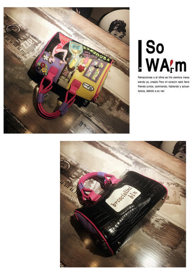 Bolso Boston de Cuero PU para Mujer - Diseño Creativo y Versátil - Image 11