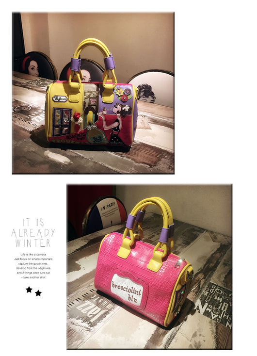 Bolso Boston de Cuero PU para Mujer - Diseño Creativo y Versátil - Image 12