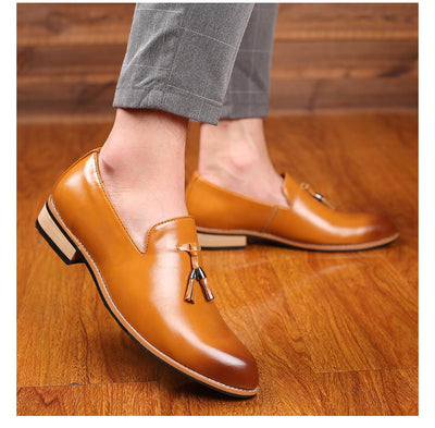 Zapatos Formales Británicos de Punta Fina para Hombre - Image 17