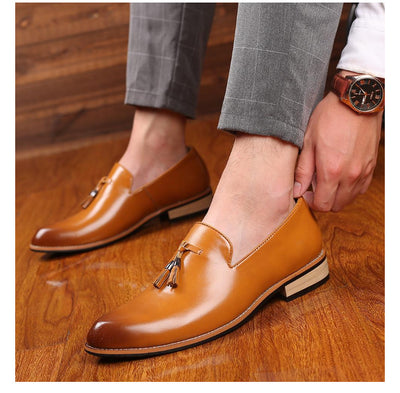 Zapatos Formales Británicos de Punta Fina para Hombre - Image 19