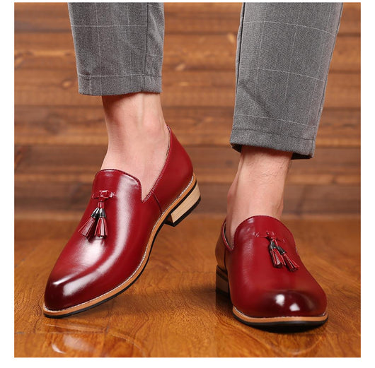 Zapatos Formales Británicos de Punta Fina para Hombre - Image 21