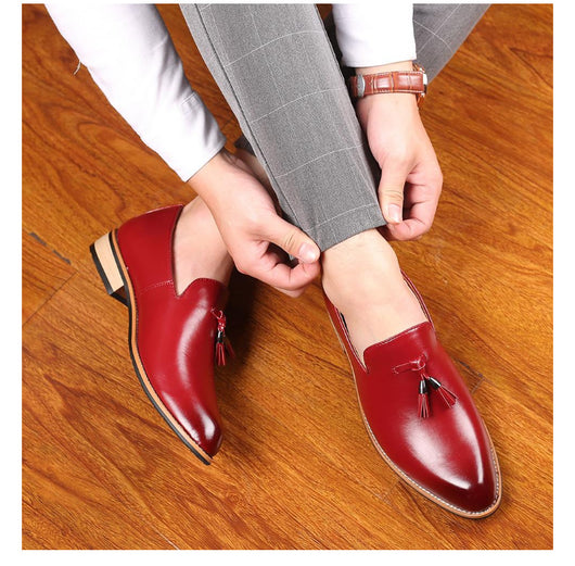 Zapatos Formales Británicos de Punta Fina para Hombre - Image 24