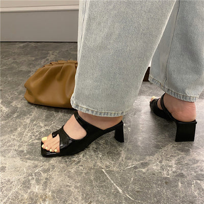 Sandalias de Tacón Grueso Alto - Image 19