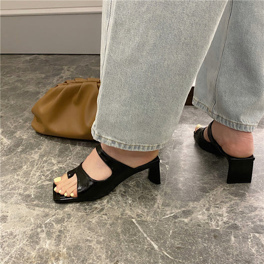 Sandalias de Tacón Grueso Alto - Image 19
