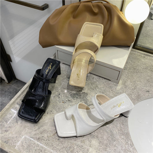 Sandalias de Tacón Grueso Alto - Image 25