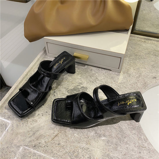 Sandalias de Tacón Grueso Alto - Image 27