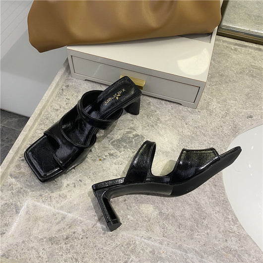 Sandalias de Tacón Grueso Alto - Image 28