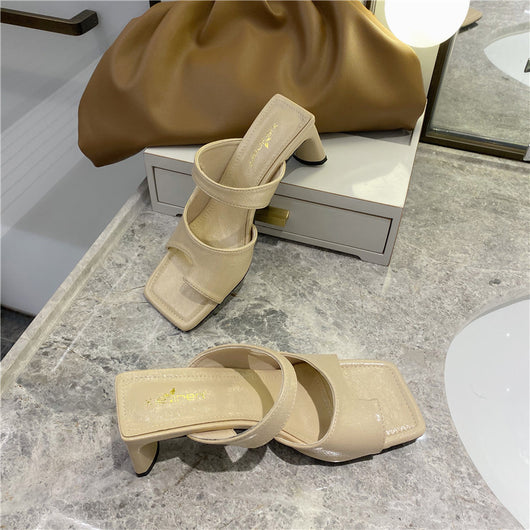 Sandalias de Tacón Grueso Alto - Image 35