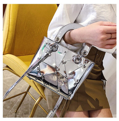 Bolso de Mano con Costuras Remachadas - Image 15