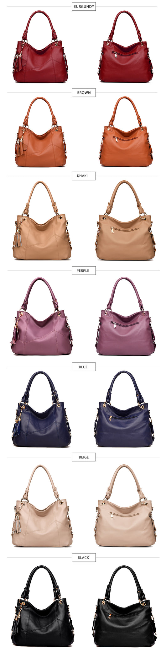Bolso Bandolera de Cuero Suave - Image 6