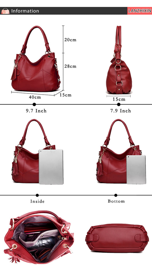 Bolso Bandolera de Cuero Suave - Image 7