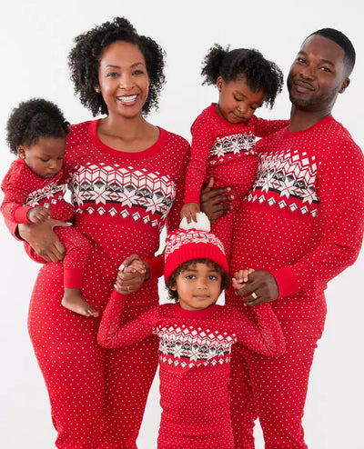 Pijama Navideño Retro Familiar - Juego de Homewear para Padres e Hijos - Image 12