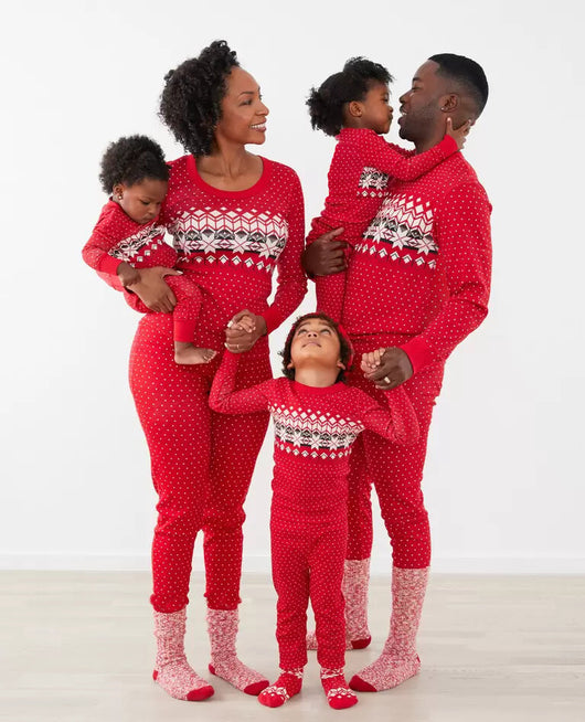 Pijama Navideño Retro Familiar - Juego de Homewear para Padres e Hijos - Image 13