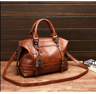 Bolso Tote de Cuero con Acabado Encerado - Image 5