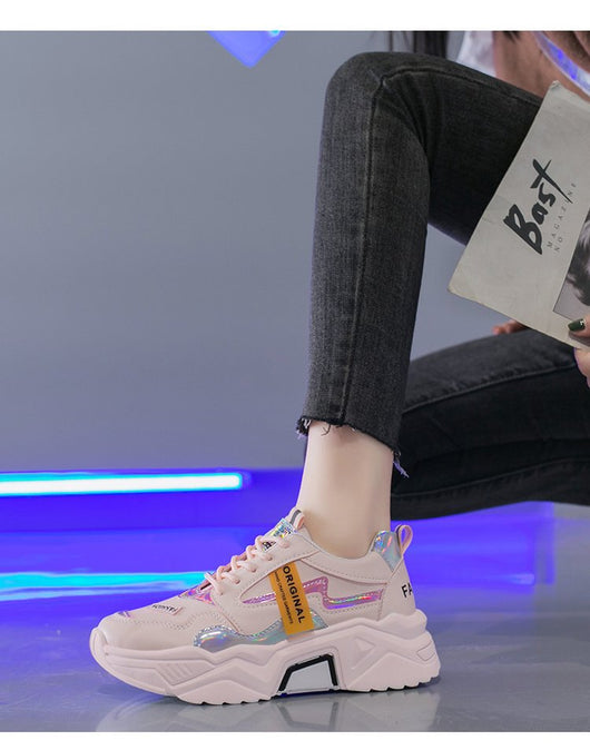 Tenis con Plataforma y Bloques de Color - Image 8