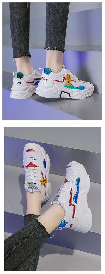 Tenis con Plataforma y Bloques de Color - Image 11