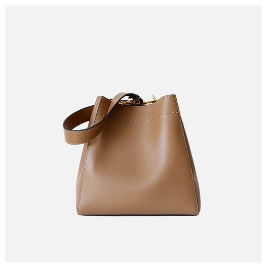 Bolso Bandolera de Cuero Grueso Versátil - Diseño Minimalista - Image 9