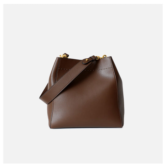 Bolso Bandolera de Cuero Grueso Versátil - Diseño Minimalista - Image 10