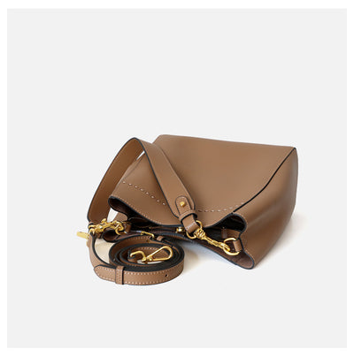 Bolso Bandolera de Cuero Grueso Versátil - Diseño Minimalista - Image 16