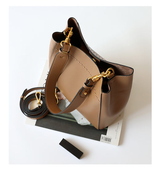 Bolso Bandolera de Cuero Grueso Versátil - Diseño Minimalista - Image 21