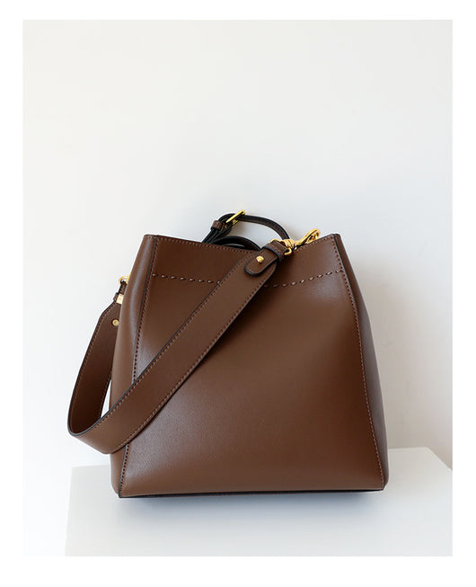 Bolso Bandolera de Cuero Grueso Versátil - Diseño Minimalista - Image 23