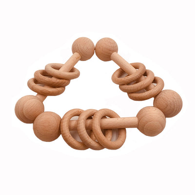 Sonajero de Madera de Haya Tipo Cono para Bebé - Image 7