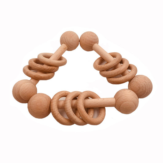 Sonajero de Madera de Haya Tipo Cono para Bebé - Image 7