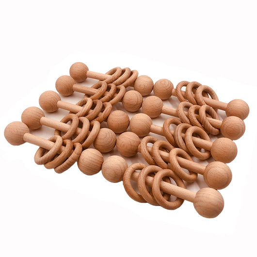 Sonajero de Madera de Haya Tipo Cono para Bebé - Image 9