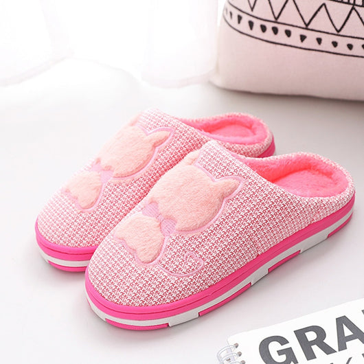 Pantuflas Cálidas de Algodón con Suela Antideslizante - Image 9