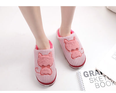 Pantuflas Cálidas de Algodón con Suela Antideslizante - Image 18