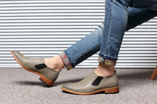 Zapatos de Cuero Británicos Transpirables para Hombre - Image 10